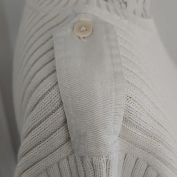 Ralph Lauren Cream Cotton Sweater - Picture 3 of 6